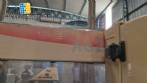 Automatic stainless steel labeling machine with two heads for Narita self-adhesive labels