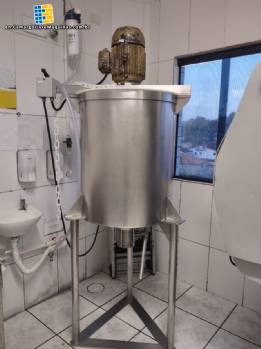Stainless steel mixing tank for emulsification agitation