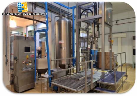 Automatic aseptic filler for big bags FBR ELPO 6,000 liters per hour