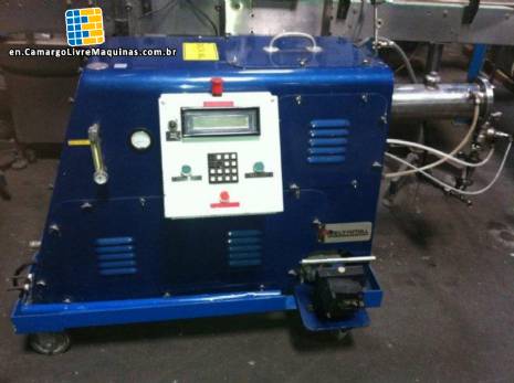 Horizontal microsphere mill