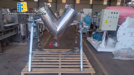 100-liter stainless steel V-blender