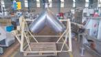 Stainless steel V-shaped mixer 200 liters