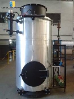 Stainless steel boiler wood