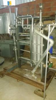 Pasteurizer for 3,000 L in stainless steel Brasholanda