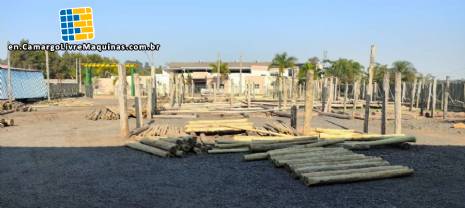 Wood treatment plant