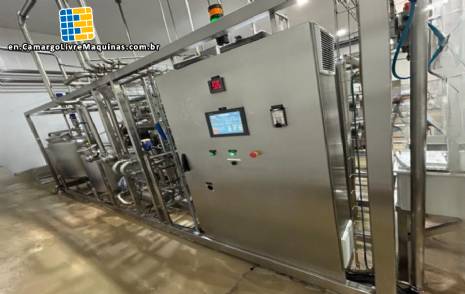 Membrane filtration system for whey permeate 10.000 L h Padroniza