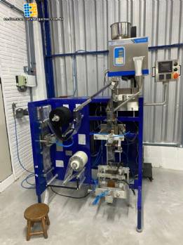 Automatic sachet filling machine for Profills silica gel sachets, up to 350 units per hour.