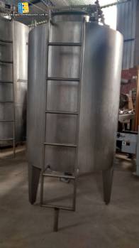 Storage tank stainless steel 1.500 L Brasholanda