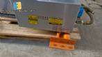 Programmable turbo oven in stainless steel, gas-powered.