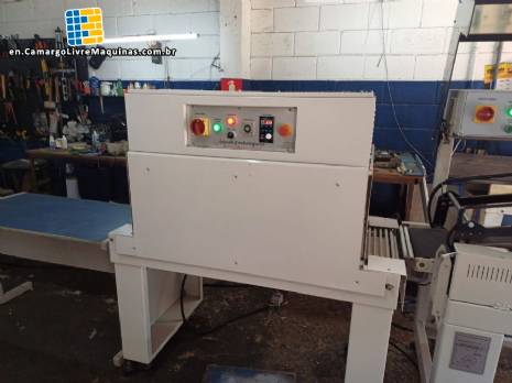 Automatic L-shaped sealer with shrink tunnel 1600 pieces per hour