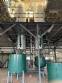 Glycerin distillery with tank, evaporator concentrator and filter thinks