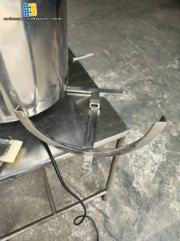 Stainless steel benchtop laboratory jacketed mixing reactor tank