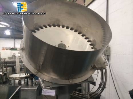 Feeder and bottles positioner/Rotary covers