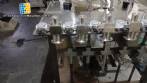 Linear filling machine with 6 pistons filling system