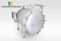 Stainless steel horizontal pressure vessel