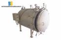 Stainless steel horizontal pressure vessel