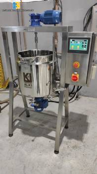 Alki Mquinas 30-liter stainless steel jacketed mixing reactor
