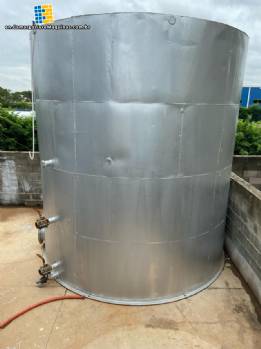 Straight bottom carbon steel storage reservoir tank