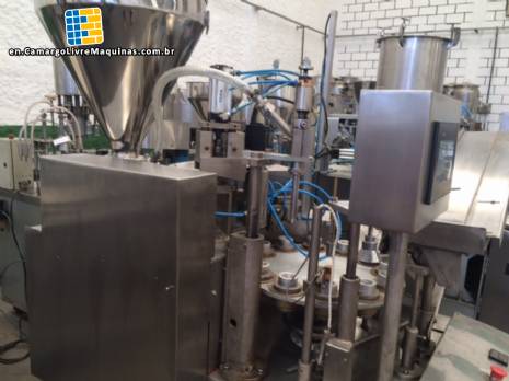 Automatic rotary bottle wrapping machine Fabrima