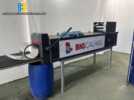 Machines for making residential gutters