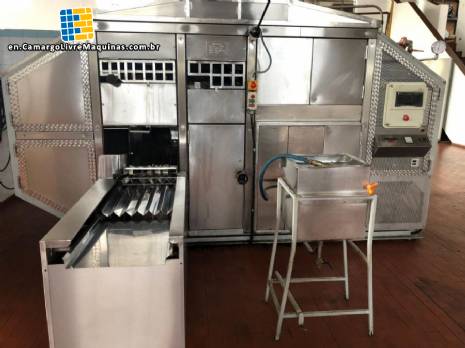 Oven for the manufacture of bifu wafer cask Imar