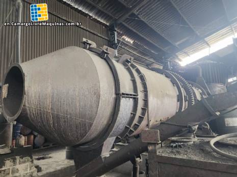 Stainless steel rotary drying oven with powder feeding and unloading system