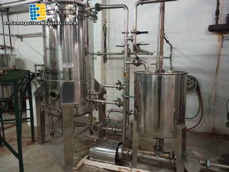 Zegla 6,000-liter stainless steel pre-cover filter