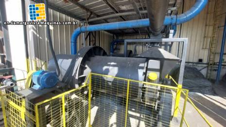 Ball mill, 16 tons/hour, 50 HP