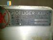 Blister machine H�fliger & Karg
