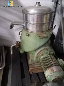 Stainless steel centrifuge separator for concentrating essential oils Westfalia