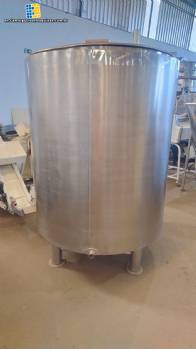 Stainless steel jacketed steam cooker pot, 300 liters.