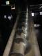 Stainless steel screw conveyor with carbon steel structure 6 meters