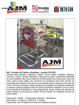 Industrial vegetable and vegetable cutter 750 kg AJM
