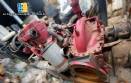 Stationary diesel engine with flame retardant pump Scania 308 HP
