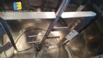 Stainless steel jacketed tank for melting chocolate 170 liters
