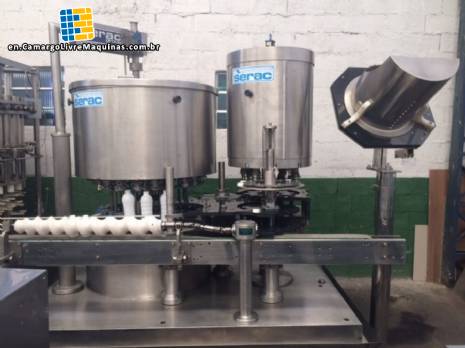 Automatic rotary filling system Serac Automatic rotary filling system Serac