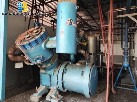 High-pressure, oil-free, 3-stage air compressor, 260 kW, Gardner Denver Belliss & Morcom, model VH21 H3N High-pressure, oil-free, 3-stage air compressor, 260 kW, Gardner Denver Belliss & Morcom, model VH21 H3N