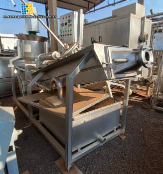 Monoblock for the process of chopping, spinning and molding mozzarella cheese dough Monoblock for the process of chopping, spinning and molding mozzarella cheese dough