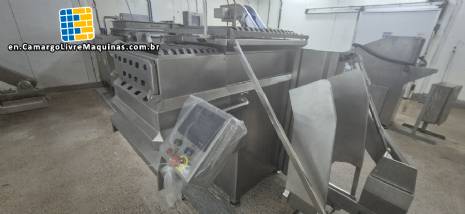 Stainless steel paddle mixer with 2 shafts, Simetria MMF300, for meat, sausages, and pet food. Stainless steel paddle mixer with 2 shafts, Simetria MMF300, for meat, sausages, and pet food.